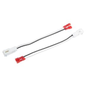 Motoforti Front Dash Tweeters Speaker Wiring Harness Adapter Connector Plug,Car Speaker Wiring Adapter,for Jeep Cherokee 2011-2017,Plastic,White,2pcs