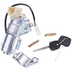 Ignition Lock Cylinder Switch Assembly with Two Keys 45020-52-1 Compatible with Toyota Echo 2000 2001 2002 2003 2004 2005