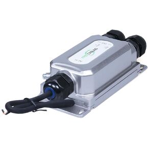 FASTCABLING Outdoor Industrial PoE++ Injector, 10/100/1000Mbps, IEEE802.3bt, Supplies up to 60W, 100-240V AC Input, Built-in Power Supply, IP67 Waterproof, 6kV Surge Protection, Distances up to 100M