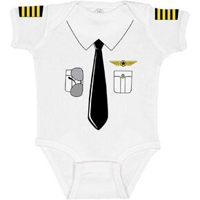 Novah Baby Captain Aviation - Little Pilot Bodysuit in Kuwait