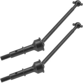 2Pcs Vgoohobby RC Metal Rear Drive Shaft CVD Driveshaft Set Compatible with Losi 1/10 22S 2WD RC Drag Car RC Upgrade Part