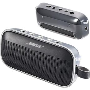 Speaker Case Protective Cover for Bose Soundlink Flex Portable Bluetooth Speaker, Shockproof Slim Cover Compatible with Bose Soundlink Flex Speaker(Clear)