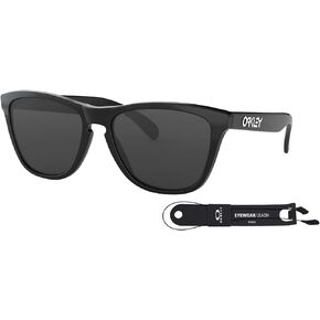 Oakley Frogskins OO9013 Sunglasses For Men For Woman Bundle Leash + VISIOVA Accessories