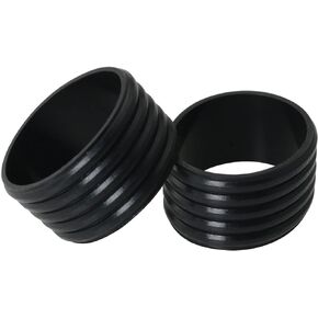 Tennis Racket Grip 2pcs Black Tennis Racquet Band Overgrips Tennis Badminton Racket Handles Rubber Ring Tennis Racquet Band Badminton Grip