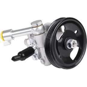 Power Steering Pump with Pulley Compatible with Nissan Maxima V6 3.5L 2004 2005 2006 2007 2008, Nissan Alitima V6 3.5L 2002 to 2006, Nissan Quest V6 3.5L 2004 to 2009, 21-5407, 49110-7Y000