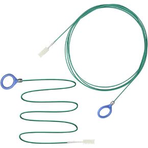 2 Pack 118 Inch Long Flexible Tube Cleaning Brush,Flexible Drain Brush Tube Slim Drain Dredging Tool,Suitable for Cleaning Feeding Tubes & Air Tube Hose and Racking Lines