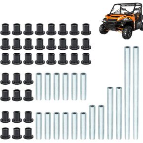 RYANSTAR RACING Stainless Steel Heavy-Duty A-Arm Control Arm Bushings Kit Brake Suspension Compatible with Polaris Ranger XP 900 / Crew 2013-2021 (Front and Rear)
