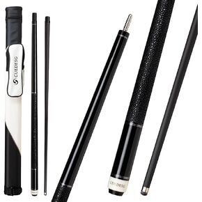 Carbon Fiber Pool Cue Stick 10.5mm/11.8mm/12.5mm,Low Deflection Pool Stick,Professional Cue Stick with Case…