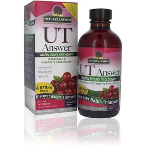 Nature's Answer UT Answer | Urinary Tract Support | Cranberry Flavor Dietary Supplement | Alcohol-Free, Gluten-Free, Not Tested on Animals & Vegan 4oz (Pack of 2)