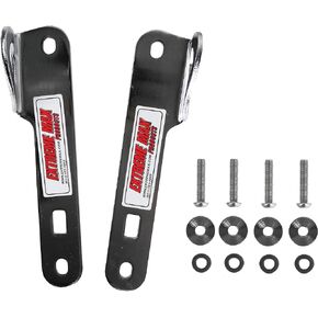 Extreme Max 5001.5801 Teardrop Tie-Down Brackets for Harley Davidson Electra Glide and Street Glide Motorcycles (2014-2020) - Chrome