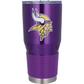 Logo Brands 618-S30T-1: Minnesota Vikings 30oz Stainless Tumbler