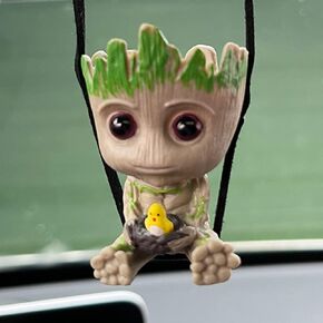 ZOSTLAND Attractive Swing Ornament Diverse Adorable Auto Rear View Mirror Hanging Decoration Suspension Pendant Accessories Applicable to Car Truck SUV (Alien 6Pcs)