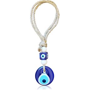 زجاج أزرق كحلي عين الشر ديكور معلق للسيارة ملحق حلية لمرآة الرؤية الخلفية in Kuwait