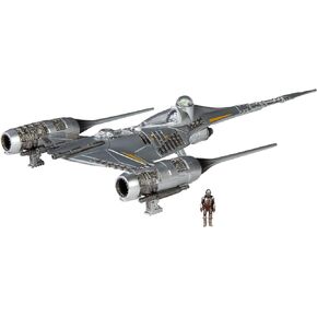 STAR WARS Micro Galaxy Squadron The Mandalorian's N-1 Starfighter - مركبة ستارفايتر مقاس 5 بوصة مع ملحق شخصية صغيرة مقاس 1 بوصة