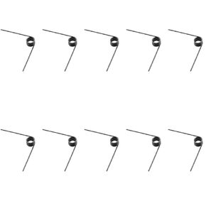 10PCS Repair Spring Set 90 Degree Stainless Steel Torsion Spring Small Woodworking DIY Torsion Spring Suitable for Repair Tool and Toy and Woodworking DIY Project