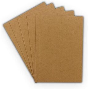 25 EcoSwift Chipboard Cardboard Scrapbook Craft Photo Pads Sheets 5.5x7 5.5 x 7