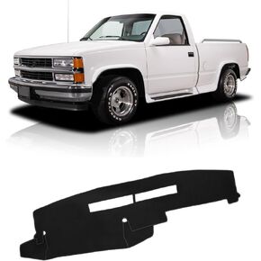 FIILINES Dash Cover Compatible with Chevrolet Silverado/GMC Sierra C1500 C2500 C3500 K1500 K2500 K3500 1988-1994 Dashboard Mat Cover Sunshade Nonslip Mesh Protector No Glare Accessories