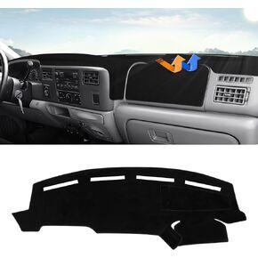 Autorder Dashboard Cover Mat for 1999-2004 Ford F250 F350 F450 Super Duty Accessories Dash Cover Upgrade Velvet Dash Mat Sunshade Glare UV Rays Protector
