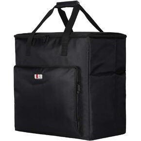 Buwico Desktop PC Computer Travel Storage Carrying Case Bag for Computer Main Processor Case, Monitor, Keyboard and Accessories