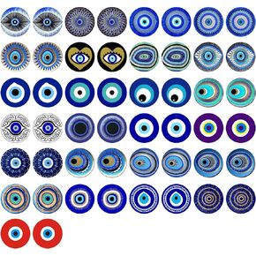 25MM 50PCS Dragon Eyes Glass Cabochon Eyes for Clay Doll Making Sculptures Props Craft DIY Findings Jewelry Making