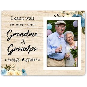 Baby Announcement Gifts Grandparents Frame, Grandma Grandpa Sonogram Picture Frame, Soon To Be Grandma, Pregnancy Announcement, Baby Photo Frame, Baby Keepsake Frame, 4x6 Photo12P074