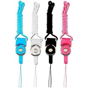 Cell Phone Neck Lanyard Strap, Universal Smartphone Strap 14.6" Nylon Necklace rope,Wrist,Key chain Charms