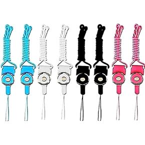 Cell Phone Neck Lanyard Strap, Universal Smartphone Strap 14.6" Nylon Necklace rope,Wrist,Key chain Charms in Kuwait