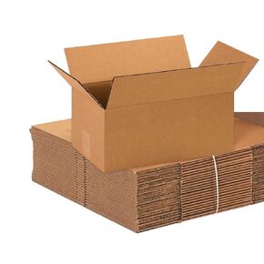 BOX USA 14 x 8 x 6 Corrugated Cardboard Boxes, Medium 14"L x 8"W x 6"H, Pack of 25 | Shipping, Packaging, Moving, Storage Box for Home or Business, Strong Wholesale Bulk Boxes