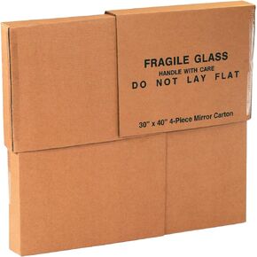 AVIDITI Shipping Box for Mirror and Glass 40"L x 3.5"W x 60"H | Corrugated Cardboard Box for Packing, Moving and Storage Carton in Kuwait