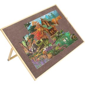 لوحة أحجية الصور المقطوعة 1500 قطعة من لافيفيرت، لوحة أحجية خشبية قابلة للتعديل، طاولة ألغاز قابلة للإمالة محمولة مع سطح غير قابل للانزلاق للبالغين والأطفال in Kuwait