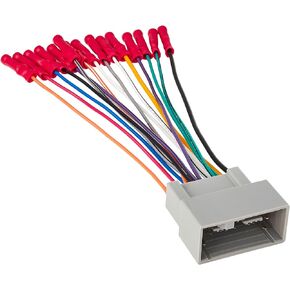 RED WOLF Car Radio Harness Compatible with 2006-2017 Honda Civic Accord, Select for Acura 2009-2012, Install Aftermarket Stereo Head Unit Wire Adapter Pre-Install Wire Butt