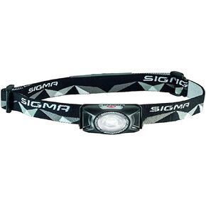 Sigma HEADLED II Multi Sport Head Light/Headlamp, Rechargeable, 120 Lumens, 35 m Beam Range, 400 m Visibility, Integrated Micro USB Recharge, 4 Modes, Washable Elastic Band, IP44 Splash Resistant