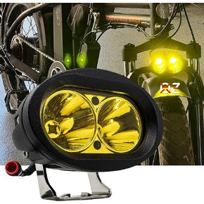 E-bike High Output LED Headlight Neon Yellow Compatible with Rad Power Bikes RadMini RadRover RadExpand RadRunner