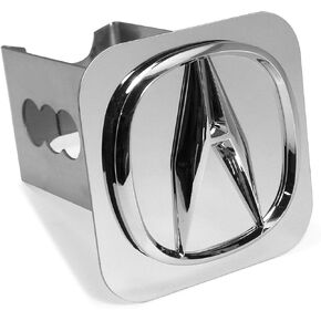 Au-TOMOTIVE GOLD Clear Logo Tow Trailer Hitch Cover Plug Acura Acura (Chrome)