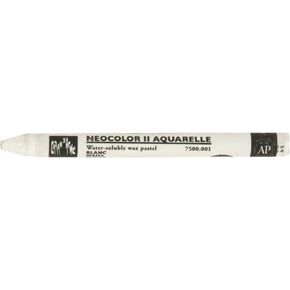 Caran d'Ache Neocolor II Watercolor Crayon, 001 White (7500.001)