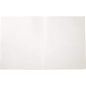 Filexec 2-Pocket Folder, Business Card Die-Cut, Translucent Clear (Pack of 12) (50116-31213)