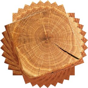 40Pcs Wood Grain Party Napkins Wood Grain Theme Party Paper Napkins Disposable Party Napkins Set Wood Grain Paper Luncheon Napkins Wood Grain Theme Party Supplies