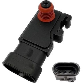 Manifold Absolute Air Pressure Map Sensor 213-331 16212460 12614970 Compatible with Cavalier Impala Colorado Camaro Rainier Sonoma Grand Ascender CTS 9-7X Passpor 12575837 8126149700 8162124600