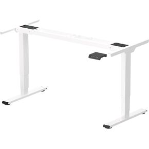 SANODESK محرك مزدوج 3 مراحل كهربائي قابل للتعديل إطار مكتب قائم عالي التحمل 275 رطل للمكتب المنزلي (الإطار الأسود فقط) in Kuwait