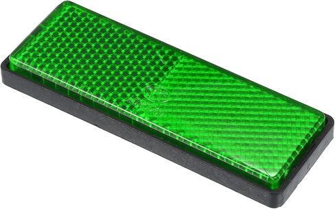 X AUTOHAUX 4pcs M6x0.8 Green Plastic Universal Screw Mount Reflective Warning Reflector for Motorcycle Bike in Saudi Arabia