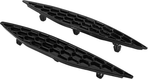 Left and Right Rear Bumper Reflectors, Qiilu 2pcs Rear Bumper Reflector Honeycomb Set Gloss Black Fit For MK7 2013?2016 in Saudi Arabia