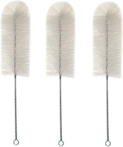 YXQ 60mm Tube Bottle Brush Nylon Wire Straw Wash 13.7 inch Long-Handle Bristle Cleaning for Lab Set Chemistry Test,3Pcs in Saudi Arabia