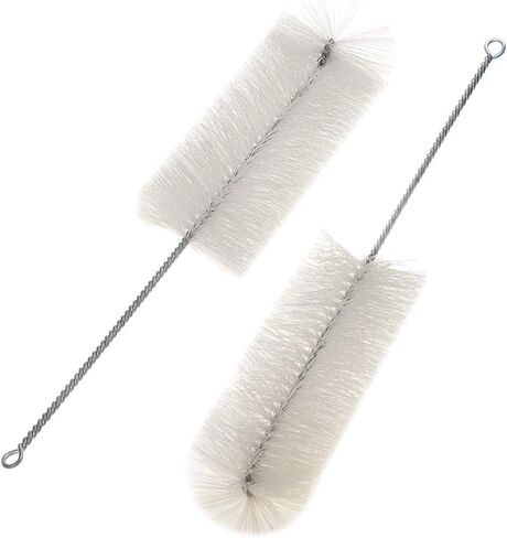 YXQ 60mm Tube Bottle Brush Nylon Wire Straw Wash 13.7 inch Long-Handle Bristle Cleaning for Lab Set Chemistry Test,3Pcs in Saudi Arabia