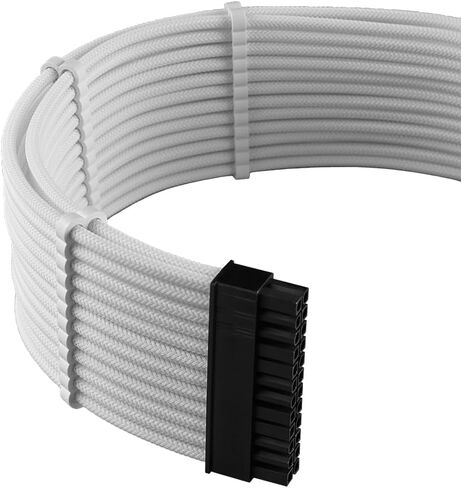 CableMod RT-Series Pro ModMesh الأكمام 12VHPWR StealthSense طقم كابل مزدوج لـ ASUS/Seasonic/Phanteks (أبيض) in Kuwait