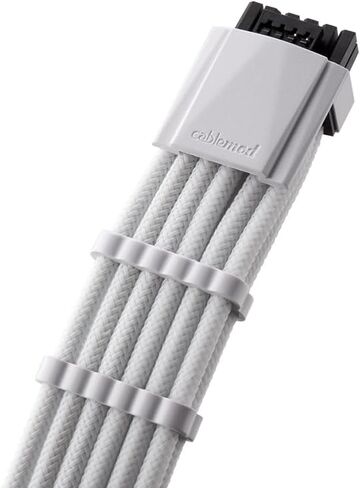 CableMod RT-Series Pro ModMesh الأكمام 12VHPWR StealthSense طقم كابل مزدوج لـ ASUS/Seasonic/Phanteks (أبيض) in Kuwait