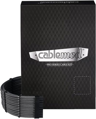CableMod RT-Series Pro ModMesh الأكمام 12VHPWR StealthSense طقم كابل مزدوج لـ ASUS/Seasonic/Phanteks (أبيض) in Kuwait