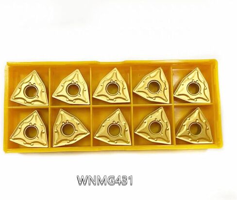 30 قطعة من شفرات إدراج الكربيد المعدنية القابلة للفهرسة CNMG 431 + WNMG 431 + TNMG 331 لحامل أدوات المخرطة in Kuwait