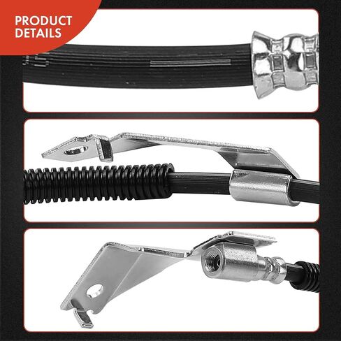 A-Premium Front Passenger Brake Hydraulic Hose Compatible with Select Ford and Lincoln Models - For F-150 1997-2003, For F-150 Heritage 2004, For F-250 1997-1999, Expedition, Blackwood, Navigator in Saudi Arabia