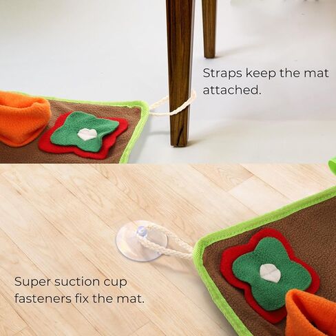 بساط شم للحيوانات الأليفة للكلاب، بساط شم مقاس 31 بوصة للقطط، لغز تغذية تفاعلي للأكل البطيء ومهارات البحث عن الطعام الطبيعية، ألعاب حفر غنية لتخفيف التوتر الملل، السفر محمول وصغير الحجم in Kuwait