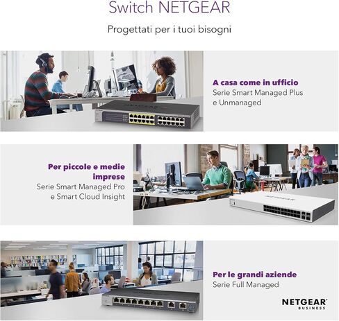 محول شبكة NETGEAR 8-Port Gigabit Ethernet PoE (GS108PP) - محور مزود بـ 8 x PoE+ @ 123W قابل للترقية، سطح المكتب/الحامل، وحماية ProSAFE مدى الحياة in Kuwait